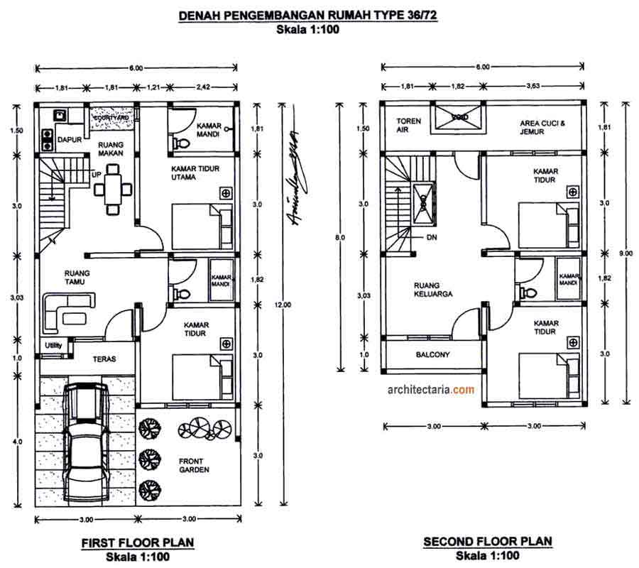 Informasi Desain Rumah 2 Lantai Tanah 90 - prosforjda.com
